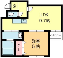 北１８条駅 徒歩8分 4階の物件間取画像